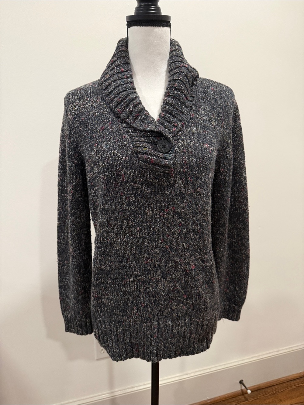 Liz Claiborne Marled Knit Pullover Sweater Size XL